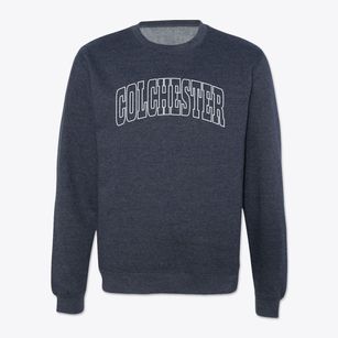 Colchester Connecticut Trendy Block Crewneck Sweatshirt