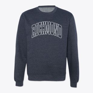 Richmond Rhode Island Trendy Block Crewneck Sweatshirt
