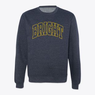 Bright Indiana Trendy Block Crewneck Sweatshirt