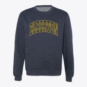 Elberton Georgia Trendy Block Crewneck Sweatshirt