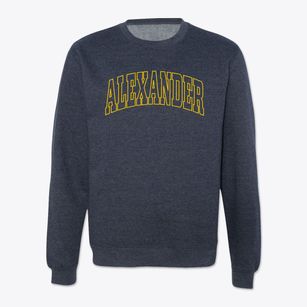 Alexander New York Trendy Block Crewneck Sweatshirt