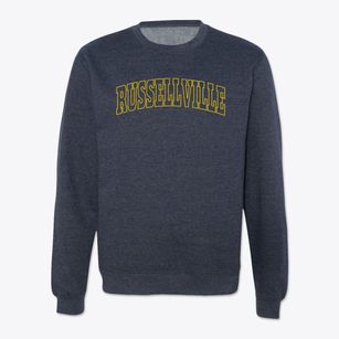 Russellville Arkansas Trendy Block Crewneck Sweatshirt