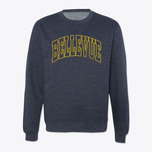 Bellevue Texas Trendy Block Crewneck Sweatshirt