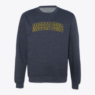 Mccord Bend Missouri Trendy Block Crewneck Sweatshirt