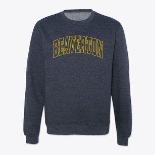 Beaverton Alabama Trendy Block Crewneck Sweatshirt