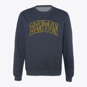 Benton Alabama Trendy Block Crewneck Sweatshirt
