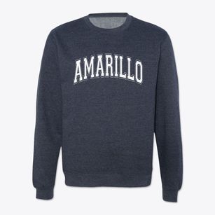 Amarillo Texas Varsity Crewneck Sweatshirt