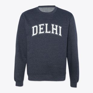 Delhi New York Varsity Crewneck Sweatshirt