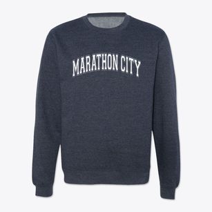 Marathon City Wisconsin Varsity Crewneck Sweatshirt