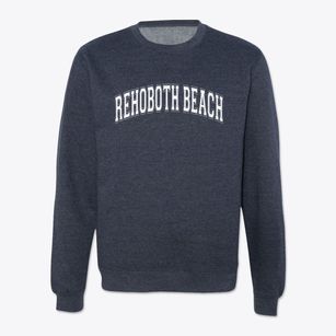 Rehoboth Beach Delaware Varsity Crewneck Sweatshirt