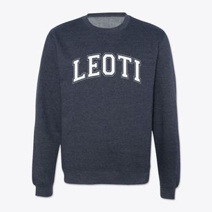 Leoti Kansas Varsity Crewneck Sweatshirt
