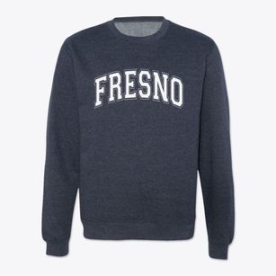 Fresno California Varsity Crewneck Sweatshirt