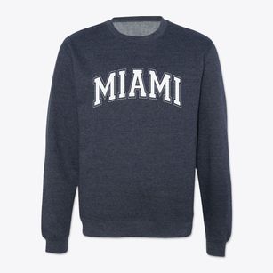 Miami Florida Varsity Crewneck Sweatshirt