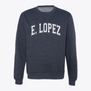 E. Lopez Texas Varsity Crewneck Sweatshirt
