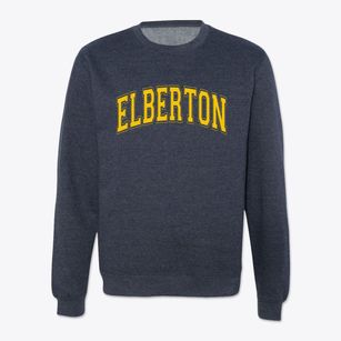 Elberton Georgia Varsity Crewneck Sweatshirt