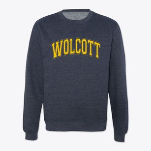 Wolcott New York Varsity Crewneck Sweatshirt
