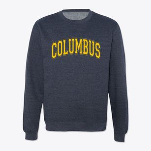 Columbus Minnesota Varsity Crewneck Sweatshirt