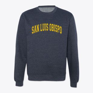 San Luis Obispo California Varsity Crewneck Sweatshirt