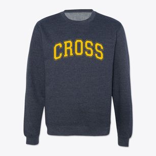 Cross Wisconsin Varsity Crewneck Sweatshirt