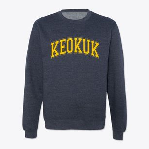 Keokuk Iowa Varsity Crewneck Sweatshirt
