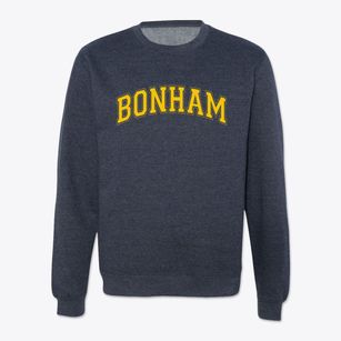 Bonham Texas Varsity Crewneck Sweatshirt