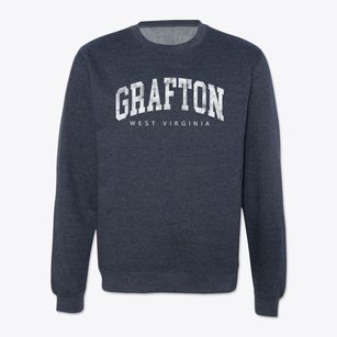Grafton West Virginia Urban Vibe Crewneck Sweatshirt