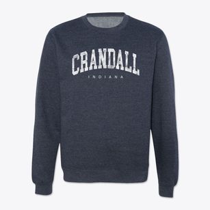 Crandall Indiana Urban Vibe Crewneck Sweatshirt