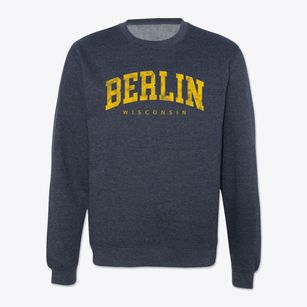 Berlin Wisconsin Urban Vibe Crewneck Sweatshirt