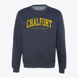 Chalfont Pennsylvania Urban Vibe Crewneck Sweatshirt