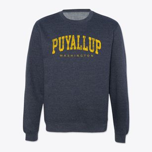 Puyallup Washington Urban Vibe Crewneck Sweatshirt