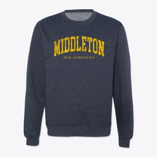 Middleton New Hampshire Urban Vibe Crewneck Sweatshirt