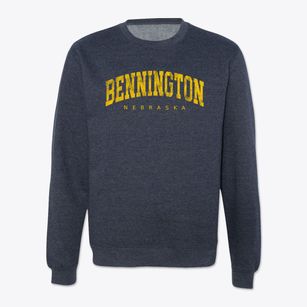 Bennington Nebraska Urban Vibe Crewneck Sweatshirt