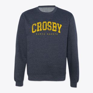 Crosby North Dakota Urban Vibe Crewneck Sweatshirt