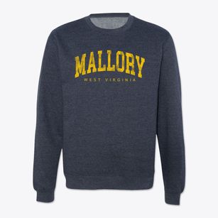 Mallory West Virginia Urban Vibe Crewneck Sweatshirt