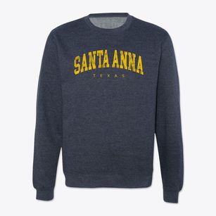 Santa Anna Texas Urban Vibe Crewneck Sweatshirt