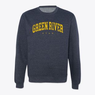 Green River Utah Urban Vibe Crewneck Sweatshirt