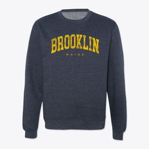 Brooklin Maine Urban Vibe Crewneck Sweatshirt
