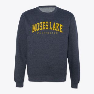Moses Lake Washington Urban Vibe Crewneck Sweatshirt