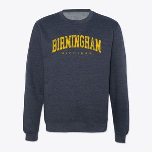 Birmingham Michigan Urban Vibe Crewneck Sweatshirt