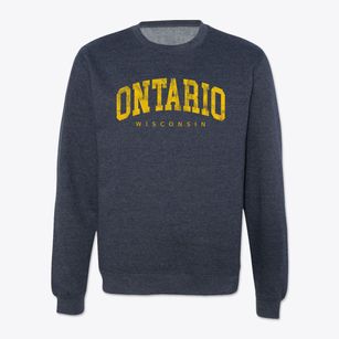 Ontario Wisconsin Urban Vibe Crewneck Sweatshirt