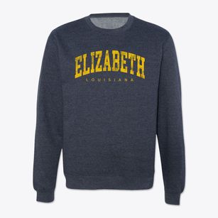 Elizabeth Louisiana Urban Vibe Crewneck Sweatshirt