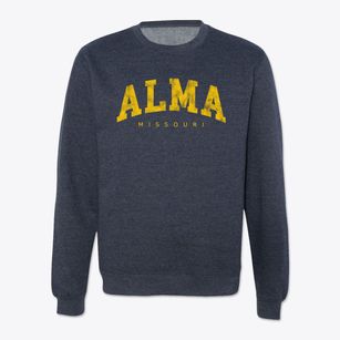 Alma Missouri Urban Vibe Crewneck Sweatshirt