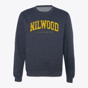Nilwood Illinois Urban Vibe Crewneck Sweatshirt