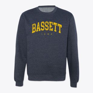 Bassett Iowa Urban Vibe Crewneck Sweatshirt