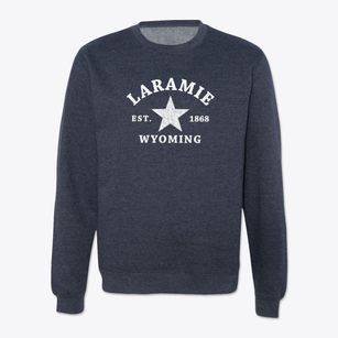 Laramie Wyoming Star Crewneck Sweatshirt