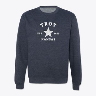 Troy Kansas Star Crewneck Sweatshirt