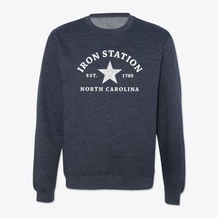 Iron Station North Carolina Star Crewneck Sweatshirt