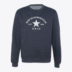 New Bloomington Ohio Star Crewneck Sweatshirt