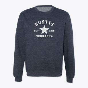 Eustis Nebraska Star Crewneck Sweatshirt