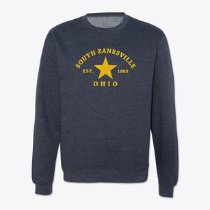 South Zanesville Ohio Star Crewneck Sweatshirt